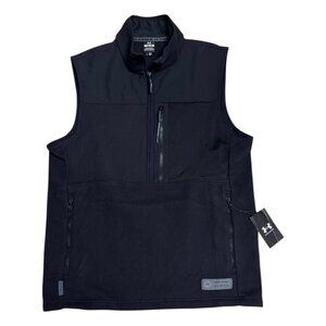UNDER ARMOUR Fleece Half Zip Outdoor Winter Casual Vest Mens Medium - NWT